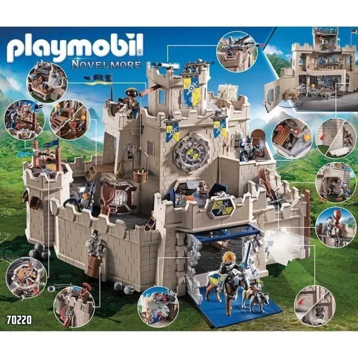 Playmobil Chevaliers, Château Fort 70225 Chevaliers Novelmore avec