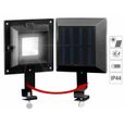 Lampes solaires pour clôture et gouttière - LUNARTEC - 6 LED SMD - Énergie solaire - Noir - Contemporain-2