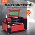 Machine à Graver Laser - VEVOR  - Graveur Laser CO2 - Machine de Gravure Découpe 50 W Table Travail 300x500 mm-2