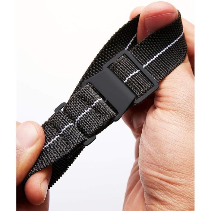 Bracelet montre tissus clearance velcro
