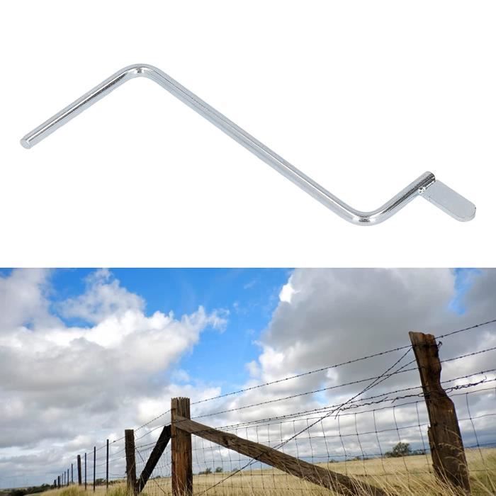 Tendeur De Fil De Clôture En Acier - Outil De Serrage Pour Barbelé - Longueur 65 Cm - Jusqu'à 6 Mm