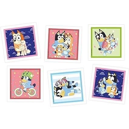 Clementoni - Edukit - Bluey - Coffret apprentissage 4 en 1 - 2 puzzles ...