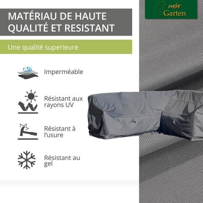 Housse de protection | Couvercle de protection | Housse de chaise de jardin 96 x 79 x 74 cm Tissu Oxford 600D Maison Chic