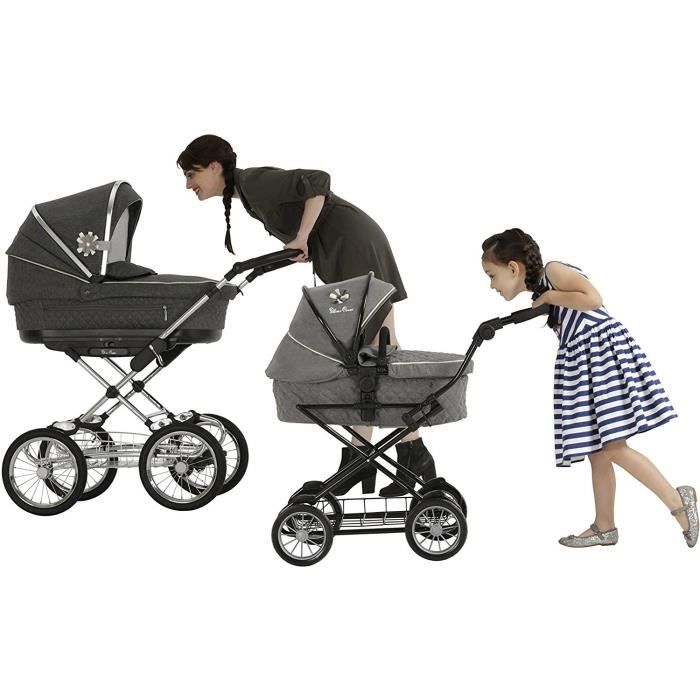 Landau pour poup es Travel System Silver Cross Sleepover tissu
