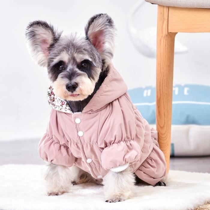 Blue Hoodie XL D guisement d hiver pour chien bouledogue fran ais