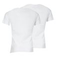 Lot de 2 tee-shirts col V homme Coton Bio Blanc-3