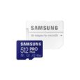 Samsung Pro Plus MB-MD512KA/EU Carte mémoire microSDXC UHS-I U3 160 Mo/s Full HD & 4K UHD avec Adaptateur SD 512 Go-3