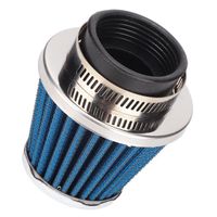 Lot De 2 Filtres à Air 39 Mm Pour Moto 50-125 Cc – Coniques, En Inox Et Caoutchouc