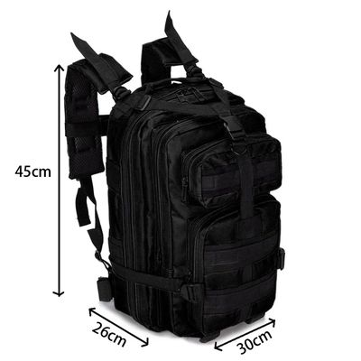 Sac à Dos Tactique Militaire Imperméable Réglable Pour Camping, Randonnée, 70 L, B-kaki, Grand
