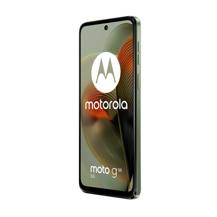 Motorola Moto G55 5G 8GB/256GB Verde Smooky Green – Dual SIM, Schermo FHD+ 6,49", Batteria 5000 MAh E Ricarica TurboPower 30