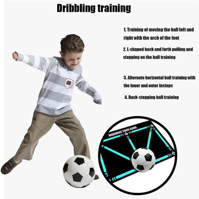 Acheter Ensemble de tapis de jeu de ballon de football, jeu de fête de lancer de cible d'intérieur de ballon de football, jouets de sport et cadeaux pour enfants garçons filles et