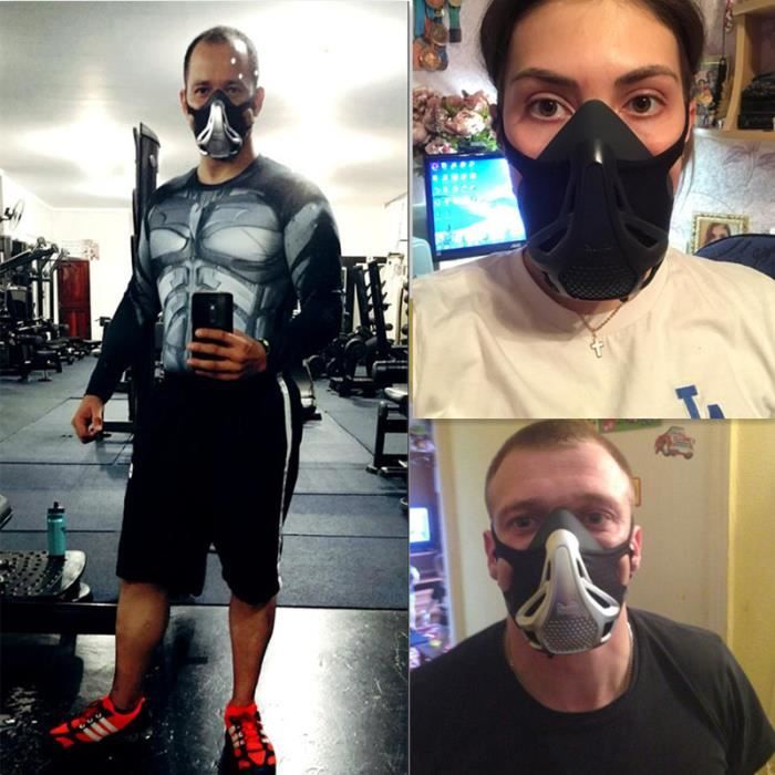 Taille: S phantom mask Masque de sport d'entraînement Style 2.0 noir Haute  altitude entraînement Conditionnement avec boite - Cdiscount Sport