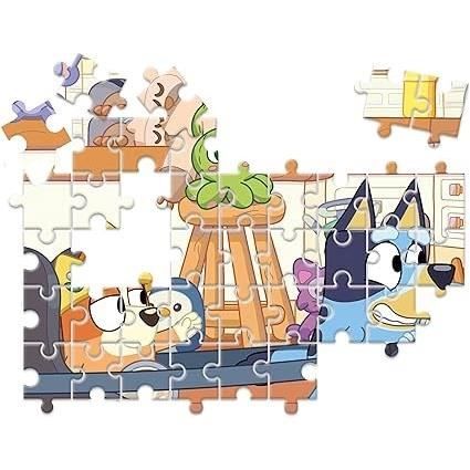 Clementoni - Edukit - Bluey - Coffret apprentissage 4 en 1 - 2 puzzles ...