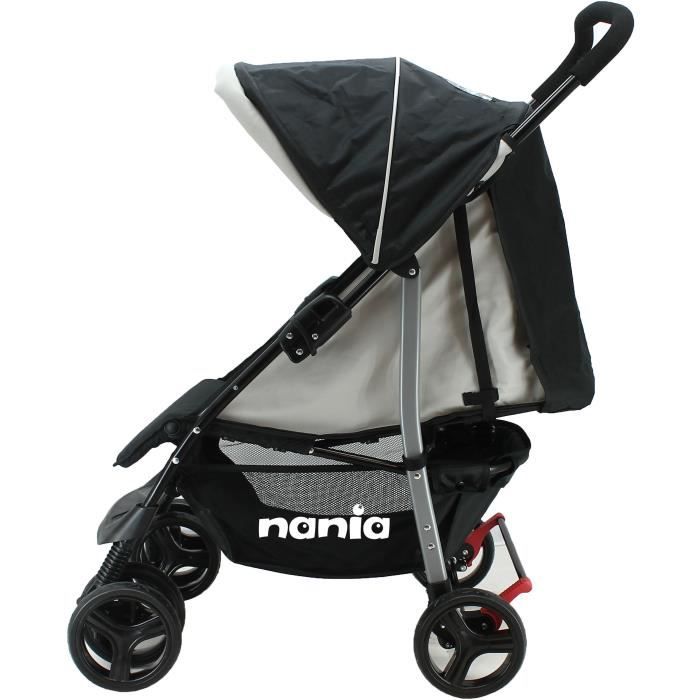 Nania - Poussette 2 en 1 TEXAS + Siège auto BEONE EVO (40-85cm) R129 i-Size  - Noir - Kiabi - 149.99€