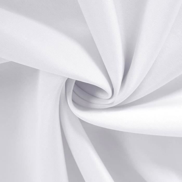 Nappe Carrée 150x150 Cm Jacquard 100% Polyester Brunch Blanc à Prix  Carrefour
