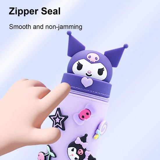 Trousse À Crayons Simple De Grande Capacité Pour Homme Et Femme - Double Fermeture Éclair - Avec