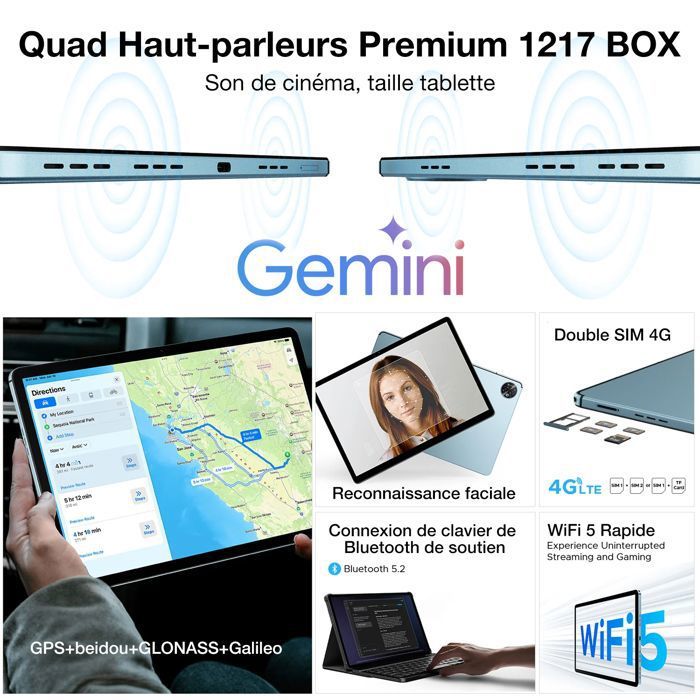 Doogee TAB E3 Max VIP Tablette Tactile avec Clavier 14