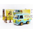 Voiture Miniature de Collection - JADA TOYS 1/24 - MISTERY MACHINE Scooby Doo - With Shaggy and Scooby figures - Green / Yellow --0