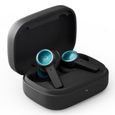 Bang & Olufsen Beoplay EX Noir/Bleu - Écouteurs intra-auriculaires True Wireless - Réduction de bruit - IP57 - Bluetooth 5.2 aptX Ad-0