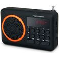 MET 477204 Radio portable FM Orange-0