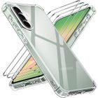 Coque de protection - BOOLING - pour Samsung Galaxy A56 5G - Transparent - Antichoc + 2 Verres Tremps