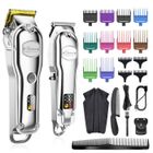 Hatteker Tondeuse Cheveux Professionnelle pour Homme IPX7 Étanche Sans fil Tondeuse barbe Avec lame en T Kit de coupe de Cheveux