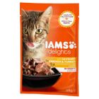 IAMS CHAT IAMS Delights Humide Poulet et Dinde en sauce - Pour chat adulte - 85 g