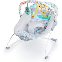 Transat pour bébé - BRIGHT STARTS - Safari Fun™ - Vibrant - Avec jouets suspendus - Harnais 3 points