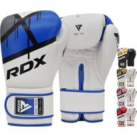 Gants de boxe RDX, gants muay thai pour mma, gants de combat pour kickboxing, gants de boxe adulte,gants de boxe en cuir, bleu
