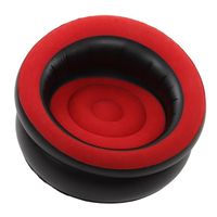 Canapé gonflable PWSHYMI - Rouge - Pour 1 personne - Design ergonomique et respectueux de l'environnement