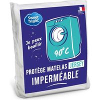 Sweetnight - Protège matelas 90x200 cm | Alèse Imperméable et Micro Respirante | Souple et Silencieux | Lavable à 90°C
