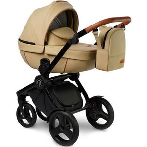 Krausman Poussette Combinée 3 en 1 Prime Mirage Beige Gold