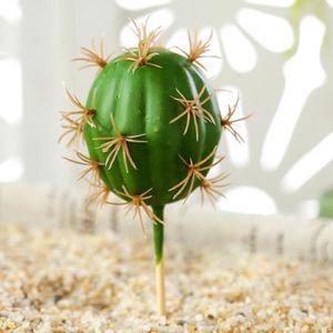 FLEUR ARTIFICIELLE Décoration florale,Cactus artificiel en plastique, succulente plante en Pot, sans Pot, Simulation écologique, décoration - Type 1 -B