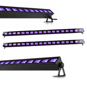 JEUX DE LUMIERE Ibiza LED-UVBAR18 Pack de 2 Barres de lumière UV P