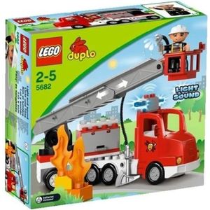 ASSEMBLAGE CONSTRUCTION Jouet Premier Age - LEGO - Le Camion des Pompiers 