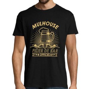 T-SHIRT Mulhouse | Pilier de Bar Officiel| T-shirt homme -