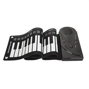 CLAVIER MUSICAL SALALIS clavier de piano Clavier électronique portable 49 touches à enrouler le piano pour enfants débutants informatique piano