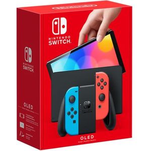 CONSOLE NINTENDO SWITCH Console Nintendo Switch OLED Rouge/Bleu(Version Ho