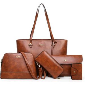 sac en cuir marron femme