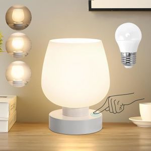 LAMPE A POSER Lampe de Chevet Tactile,YANSION Intensité Variable