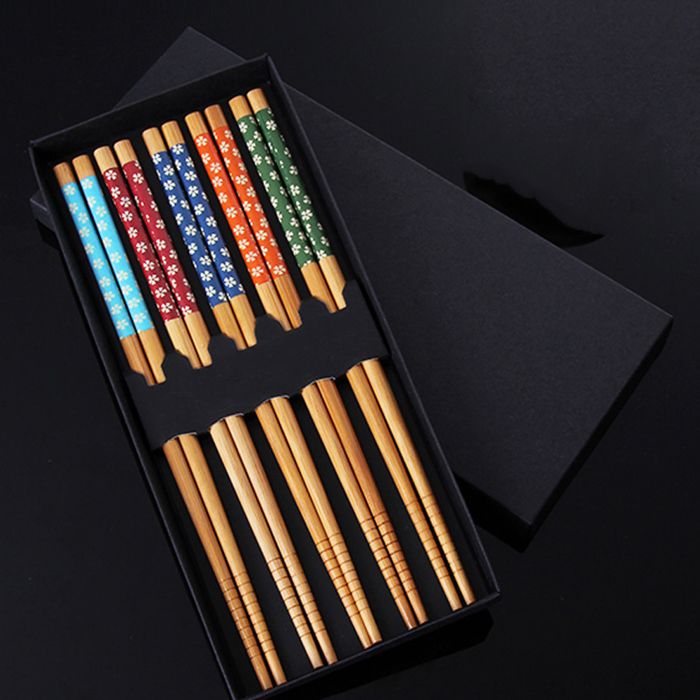Petites baguettes chinoises en bois 14 cm pour jeux société, rééducation
