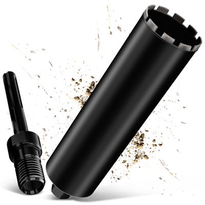 Couronne Diamantée SDS Max 83 Mm UNC 1¼ – Carottage Béton Armé Humide/Sec 460 Mm Turbo