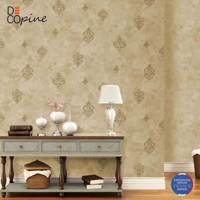 Rouleau Papier Peint Intissé Grandeco Ciara A62703 - Arbres Feuilles, Couleur Pétrole