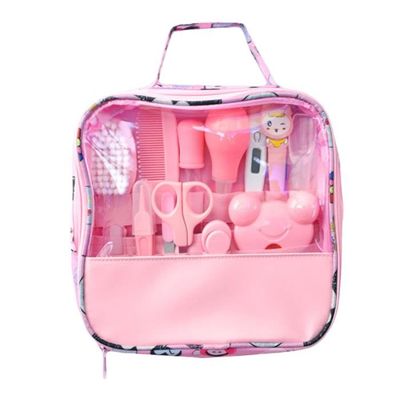 Serum Physiologique Bebe Trousse De Soin Bébé 11 Pièces - Coupe-Ongles, Aspirateur Nasal, Brosse, Peigne - Voyage Kit Naissance