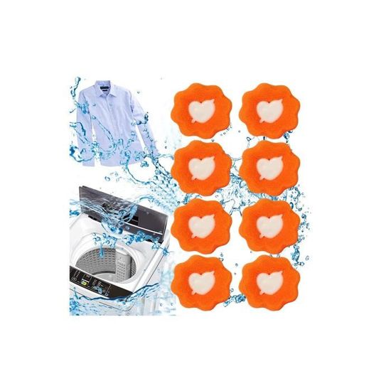 6 Boules de Lavage Machine à Laver Anti Poils Cheveux Peluche Animaux - Électroménager