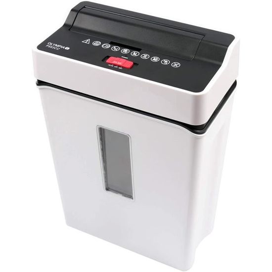 Destructeur De Documents Olympia PS 63 CC - Coupe Croisée 4mm, 6 Feuilles, Silencieux (70 DB), Pour Papier Et Cartes De Crédit - 3