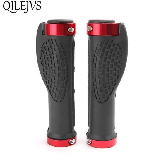 Poignées De Guidon Vélo En Caoutchouc - Paire, Diamètre 22,2 Mm - Antidérapantes, Confort