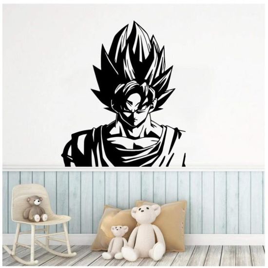 Sticker Mural voiture Dragon Ball Son Goku Super autocollant