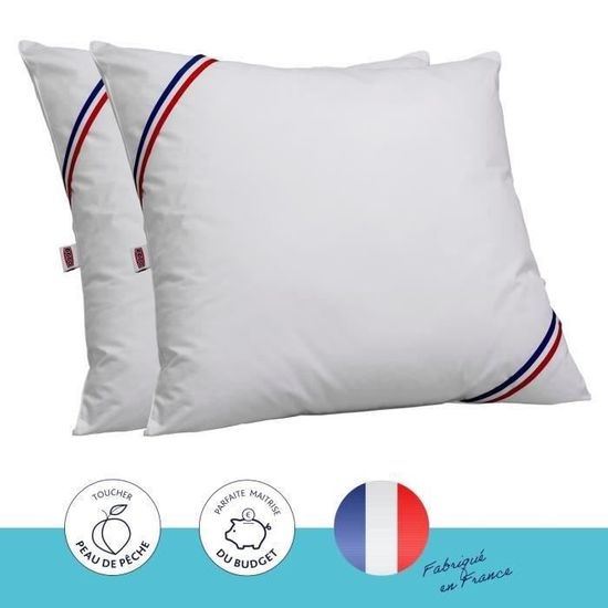 Oreiller Impérial 60x60 cm 100% microfibre 800g (lot de 16