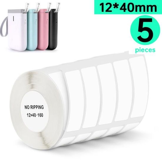 Rouleau Étiquettes Adhésives NIIMBOT Pour Étiqueteuse N1 - Idéal Pots Épices, Plantes Et Organisation